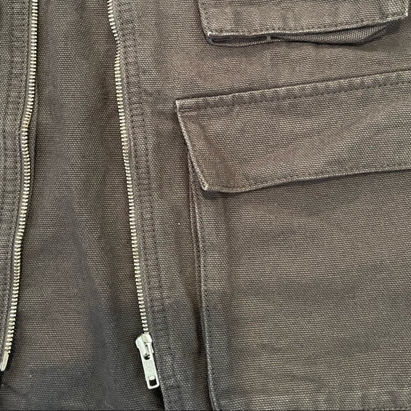 [SOLD] ASOS charcoal utility vest - Picture 3 of 7